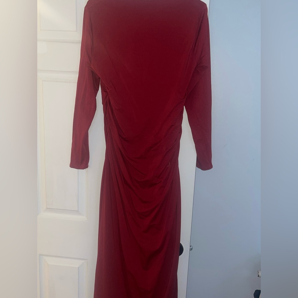 A&F Ava Long Sleeve Knit Maxi Dress